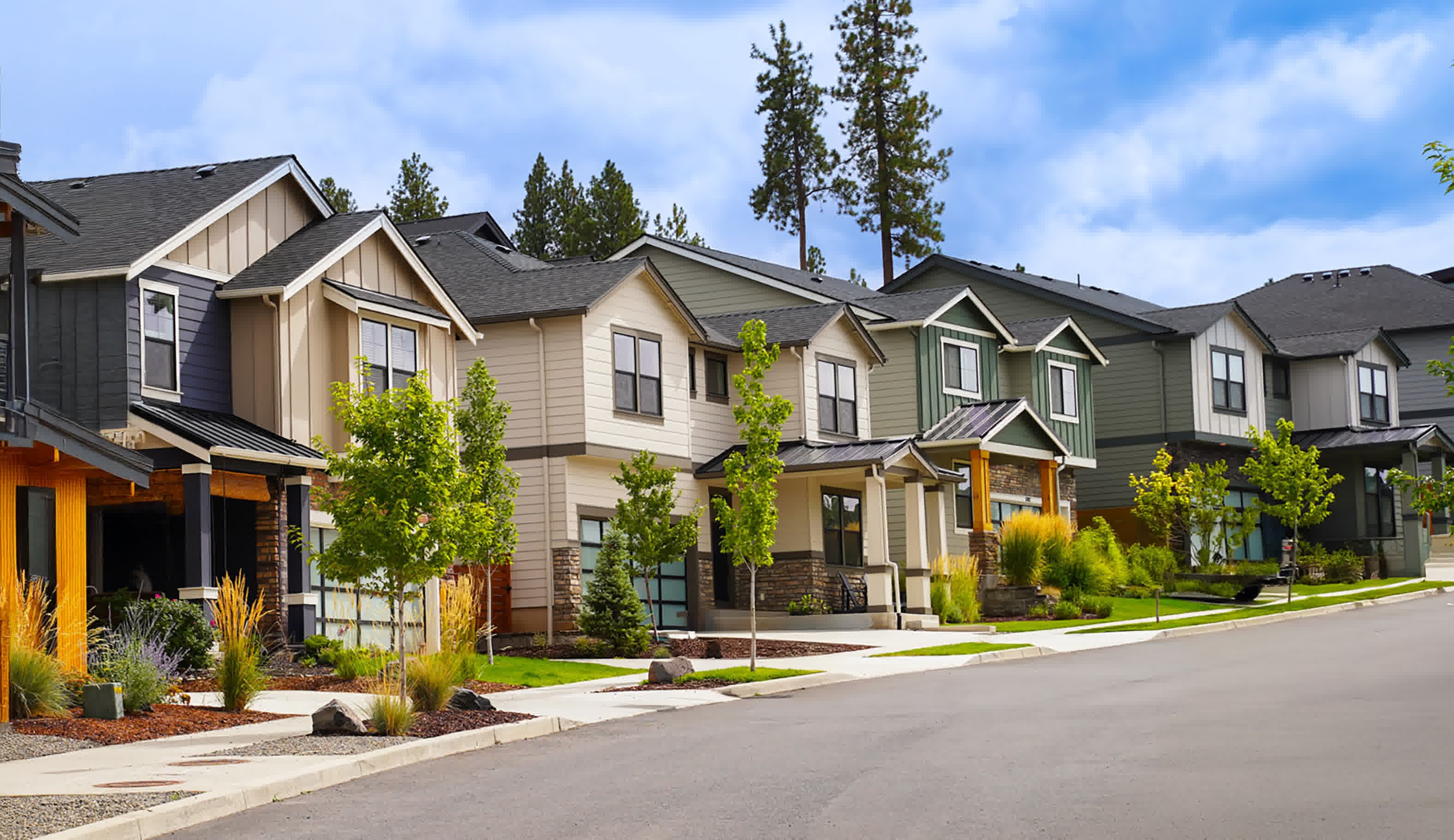A row of California rental homes an investor is financing